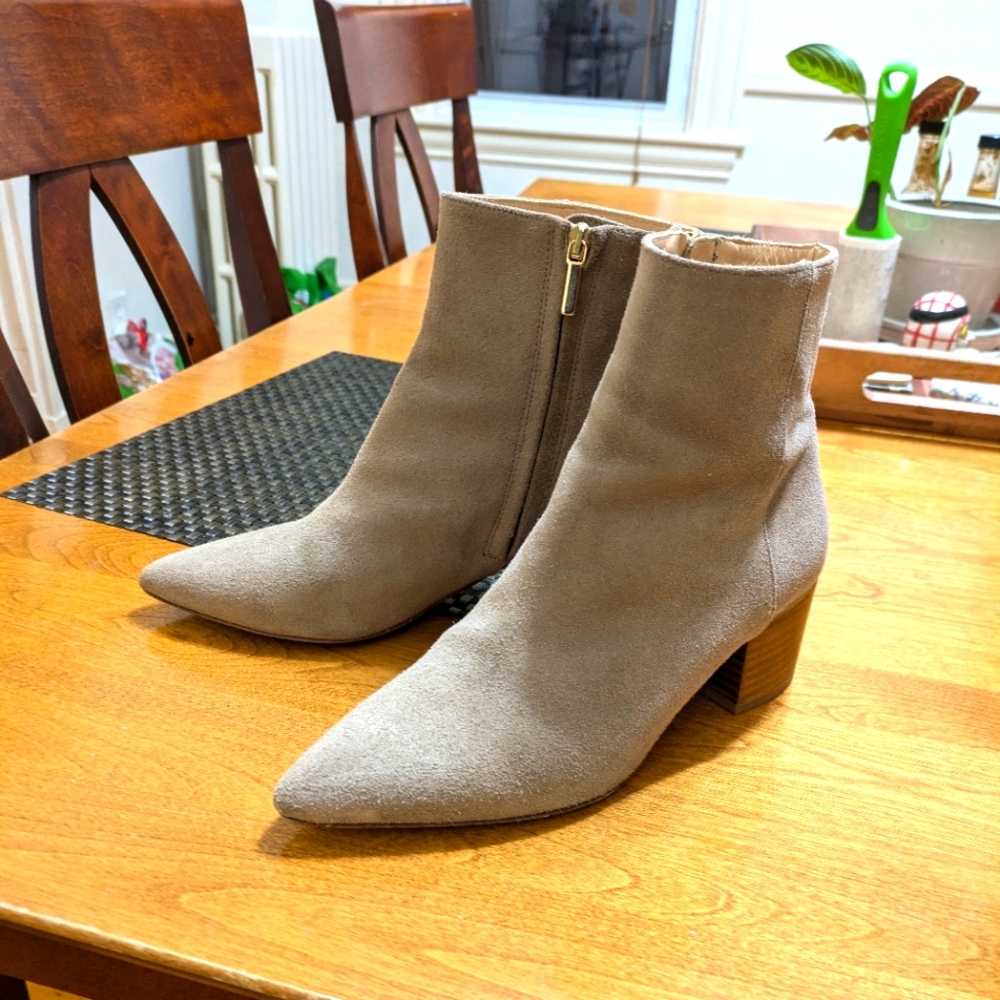 Heeled Suede Thursday Boots (Luna Boot, s6)